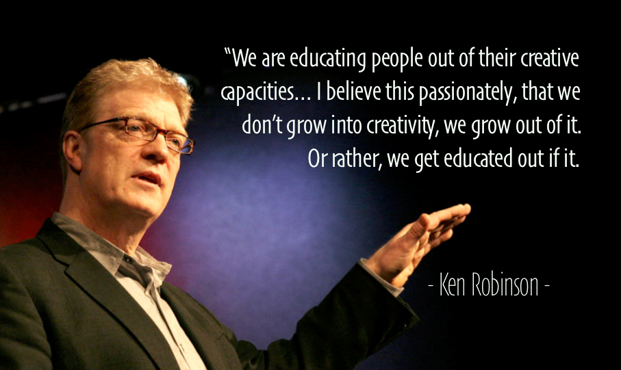 Ken Robinson Creativity Quote