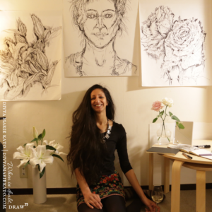 Divya Marie Kato FRSA, Artist & Founder of When In Doubt, Draw