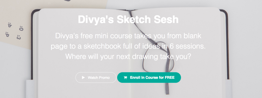 Divya's Free Mini Art Course: Sketch Sesh