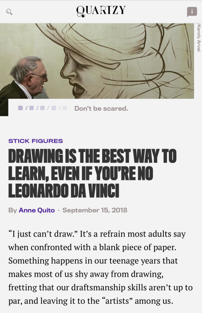 Drawing Is The Best Way To Learn