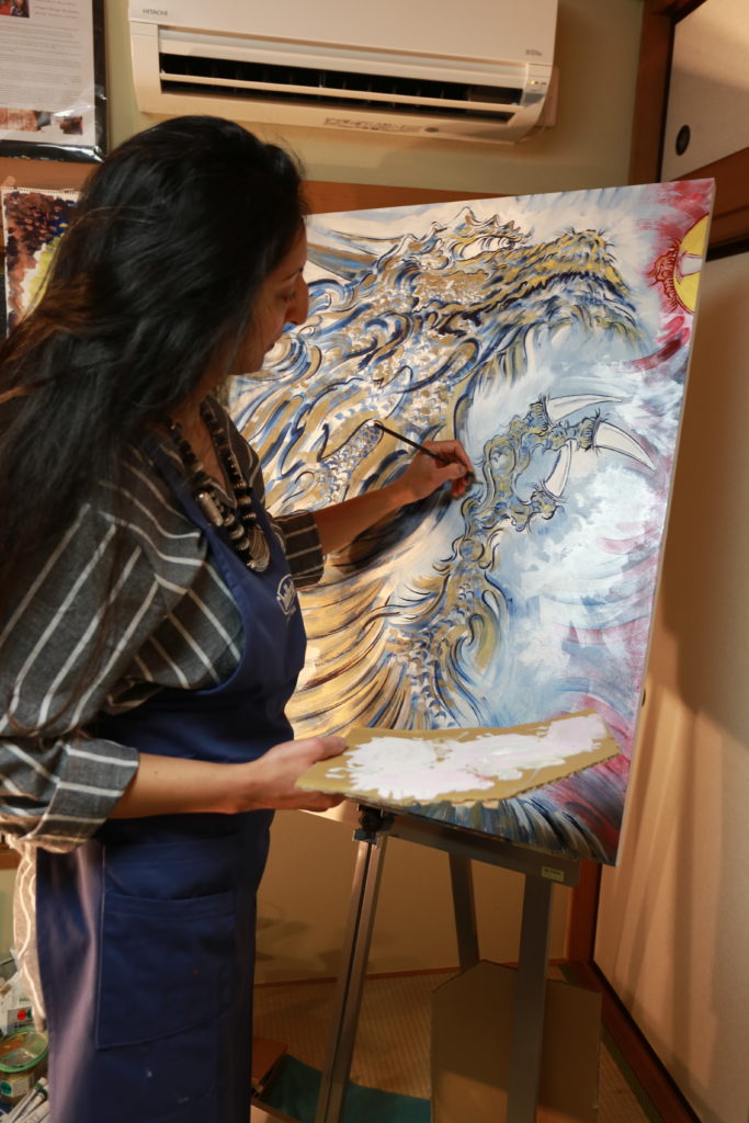 "There's nothing more hopeful than a dragon." Divya Marie Kato, Tokyo-Based Artist, CEO Atelier Kato Tokyo 