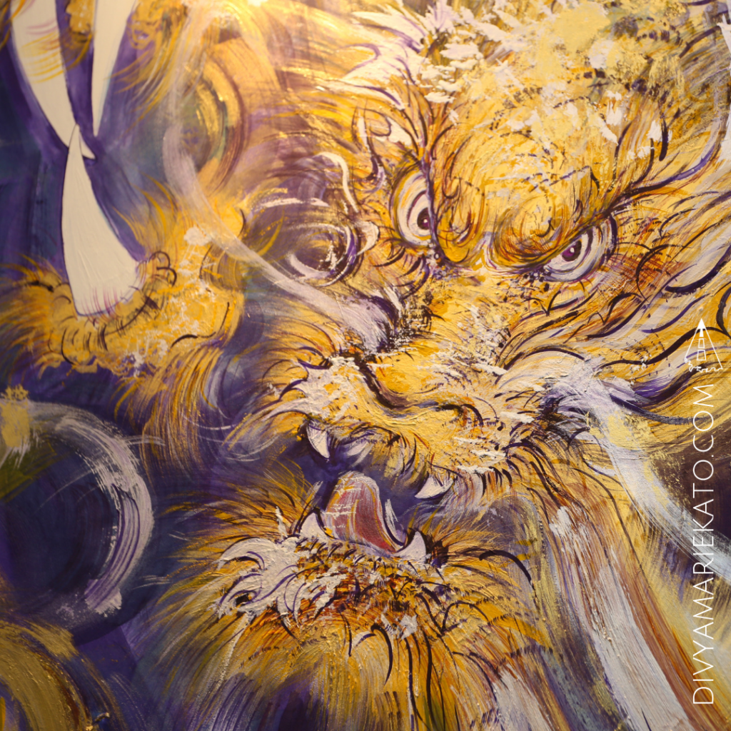 守破離 / SHU HA RI, Triptych, Sumi & Mixed Media, Washi On Board, Exhibit UEMATSU Shibuya, July 2019, Divya Marie Kato ©
