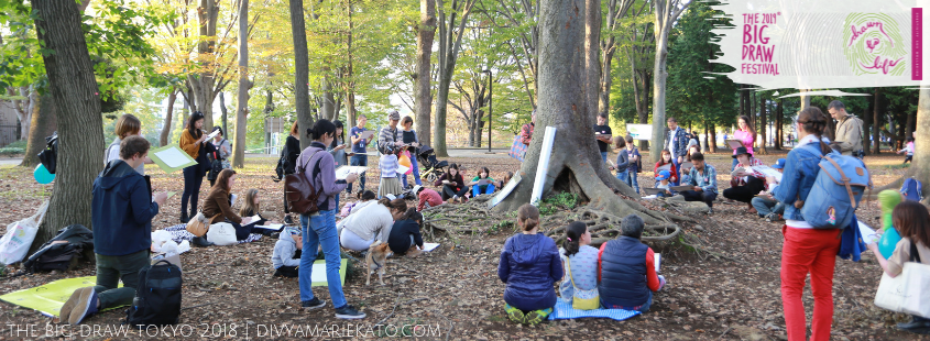 The Big Draw Tokyo: Yoyogi Park